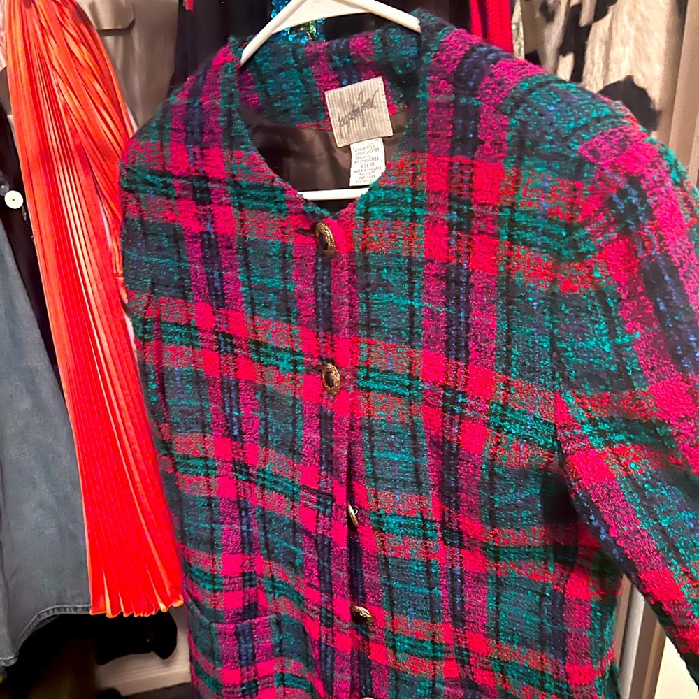 Vintage Jacqueline Ferrar Tweed Blazer